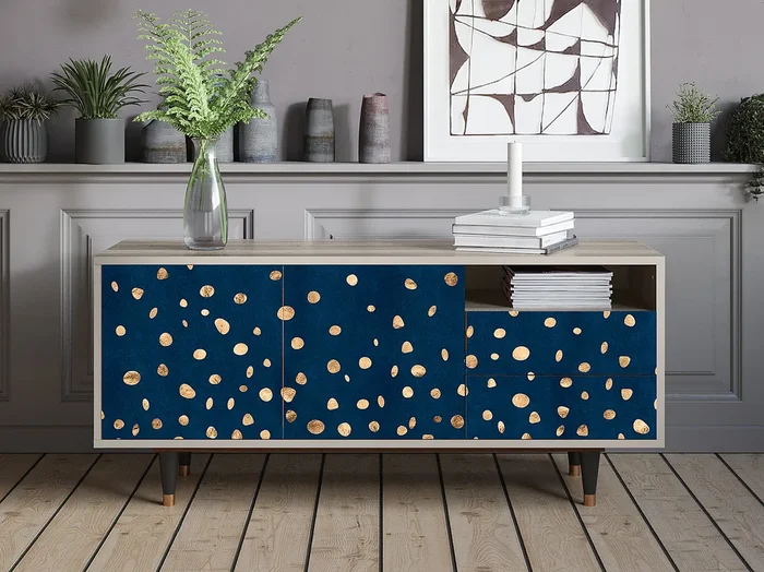 Mueble de TV – 125х56х41 cm – T7 – Night Skies, Arena