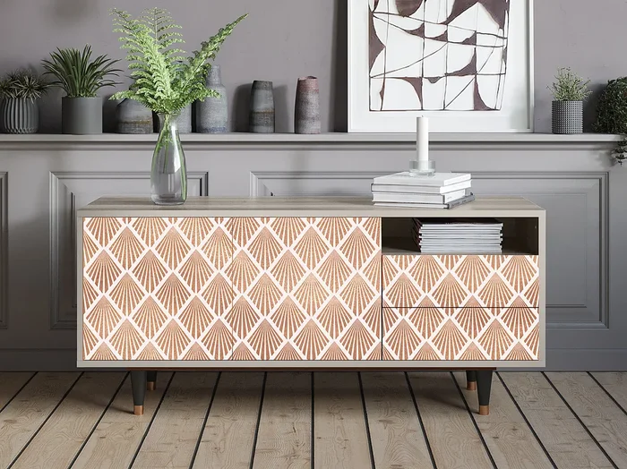 Mueble de TV – 125х56х41 cm – T7 – Pastel Sunrise, Arena