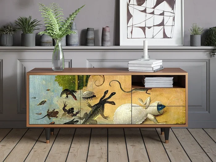 Mueble de TV – 125х56х41 cm – T7 – The Garden by Bosch, Nogal