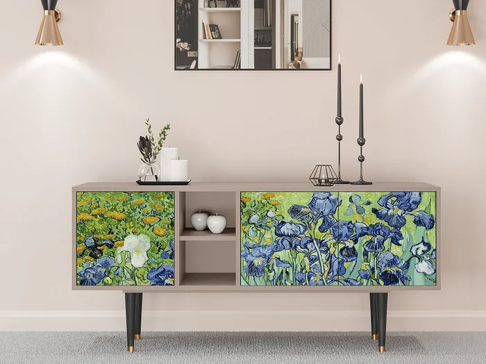 Mueble de TV – 150х69х41 cm – T5 – Irises , Latte