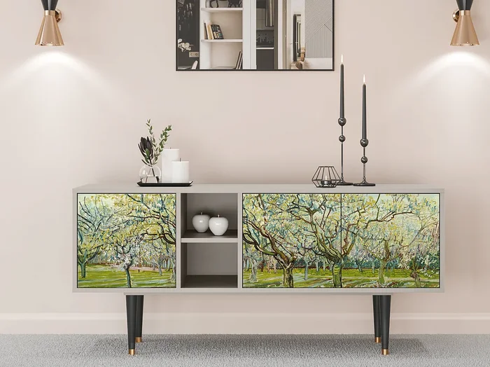 Mueble de TV – 150х69х41 cm – T5 – The Blanco Orchard, Arena