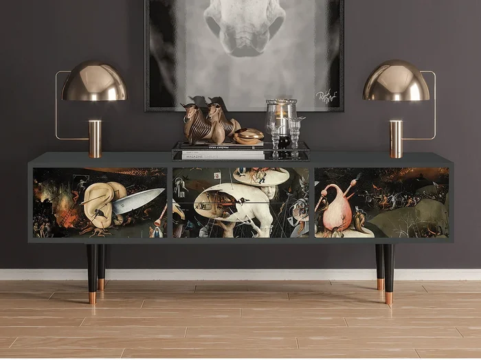 Mueble de TV – 170х59х48 cm – T4 – The Garden 2, Antracita
