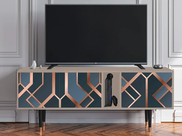 Mueble de TV – 170х69х48 cm – T1 – Ashy 1920‘, Latte