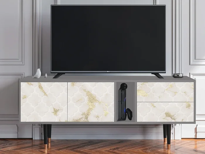 Mueble de TV – 170х69х48 cm – T1 – Sahara desert, Gris