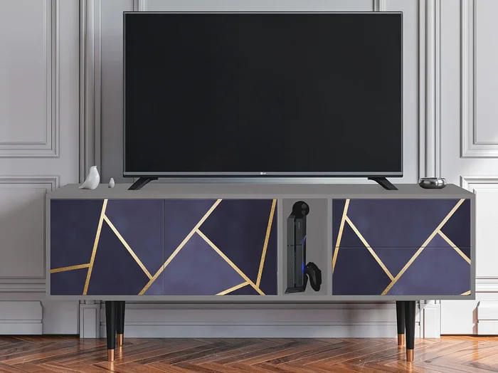 Mueble de TV – 170х69х48 cm – T1 – The Amethyst, Gris