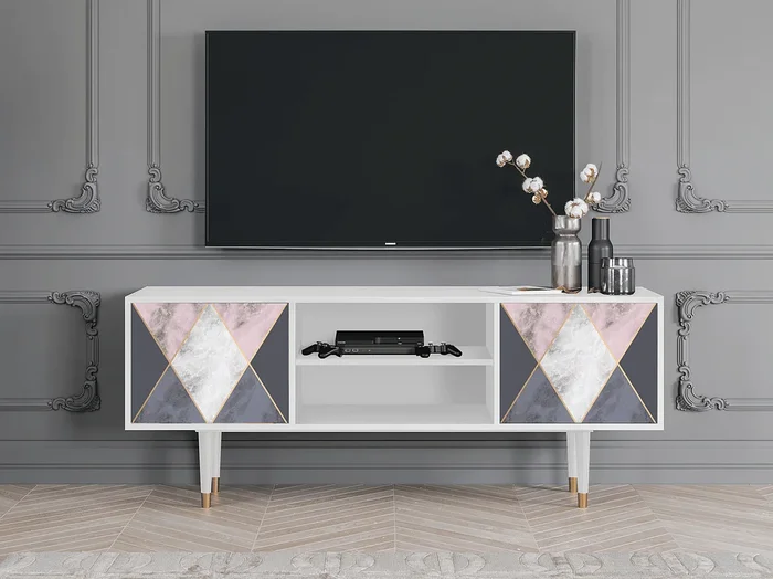 Mueble de TV – 170х69х48 cm – T2 – Ideal Harmony, Blanco