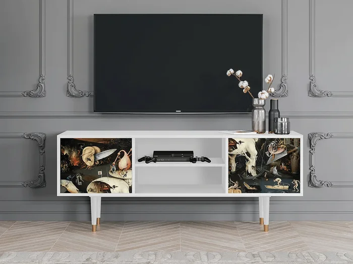 Mueble de TV – 170х69х48 cm – T2 – The Garden 2, Blanco