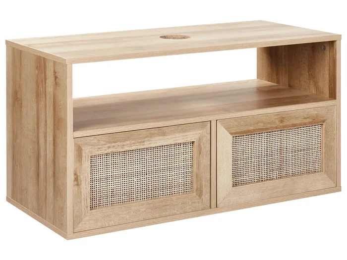 Mueble para lavabo de pared ROSELL 86 cm Marrón claro