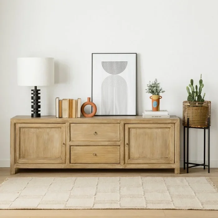 Mueble TV 180 Rustic Natural – Kenay Home