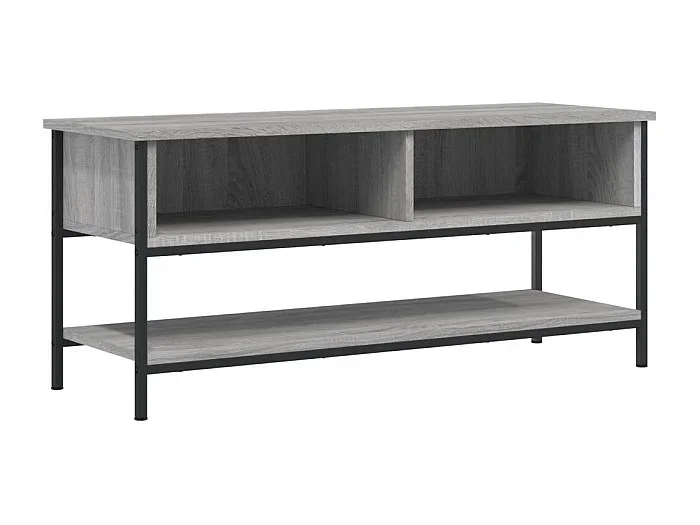 Mueble TV multimedia Estante TV Aparador TV Comedor Sala Dormitorio Sonoma 100 x 35 x 45 cm Madera de ingeniería gris 02_0028333