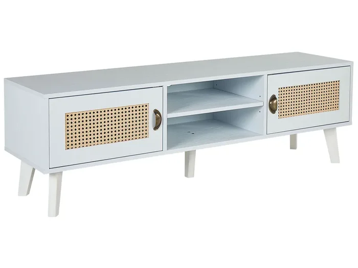 Mueble TV PARTON Blanco crema