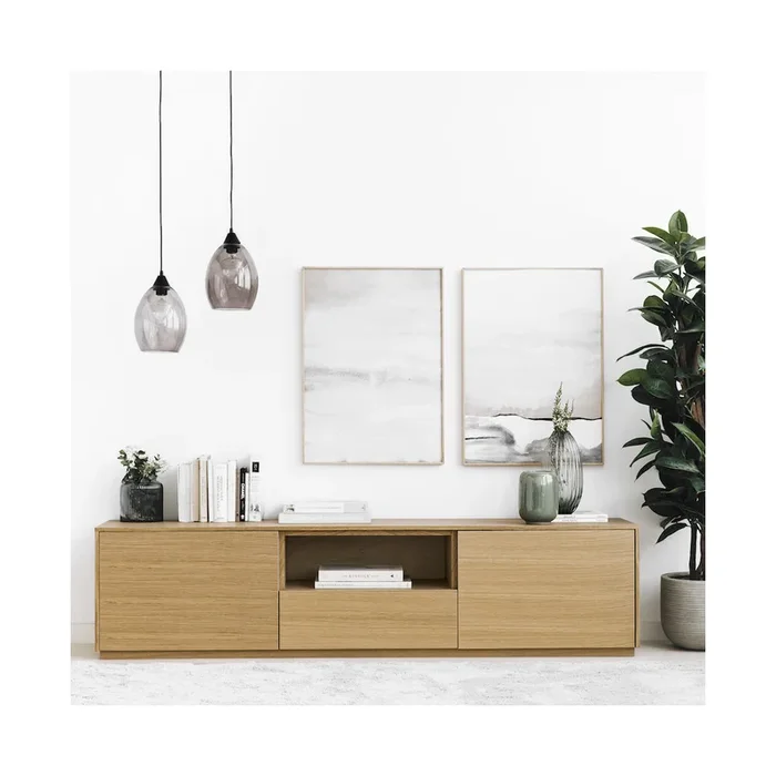 Mueble TV roble 180 Unite Natural – Kenay Home