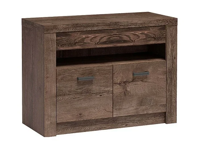 Mueble TV Stanton C107, Fresno oscuro, Número de puertas 2.00, 96x73x42cm
