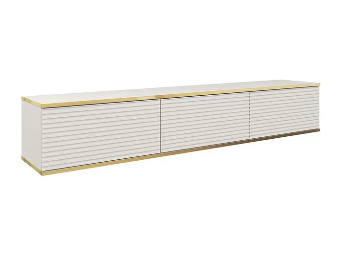 Muebles Tv ORO MDF RTV175 3D 175x32x30 Blanco