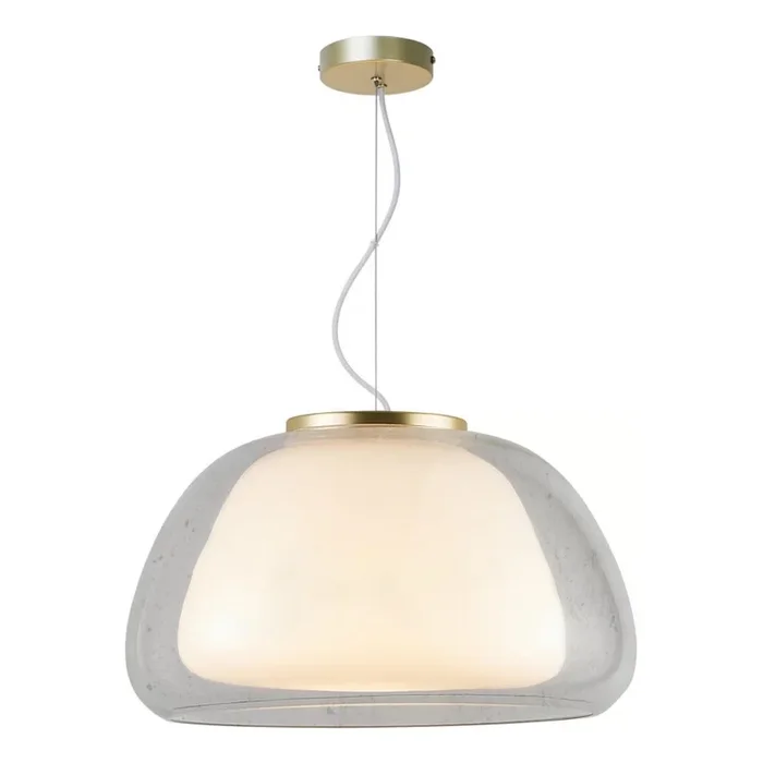 Nordlux – Lámpara colgante con cable JELLY 1xE27/40W/230V blanco/transparente