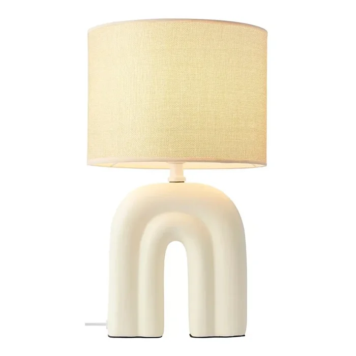 Nordlux – Lámpara de mesa HAZE 1xE27/40W/230V beige