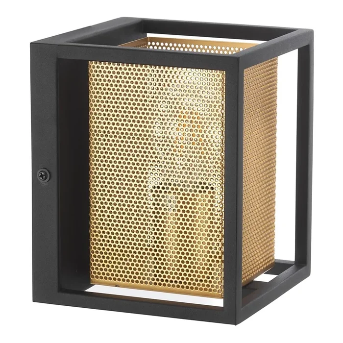 ONLI – Aplique MALIK 1xE27/22W/230V dorado/negro