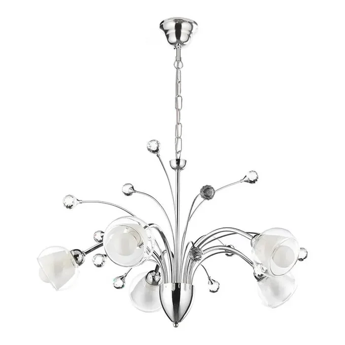 ONLI – Lámpara colgante con cadena DIAMANTE 5xE14/6W/230V
