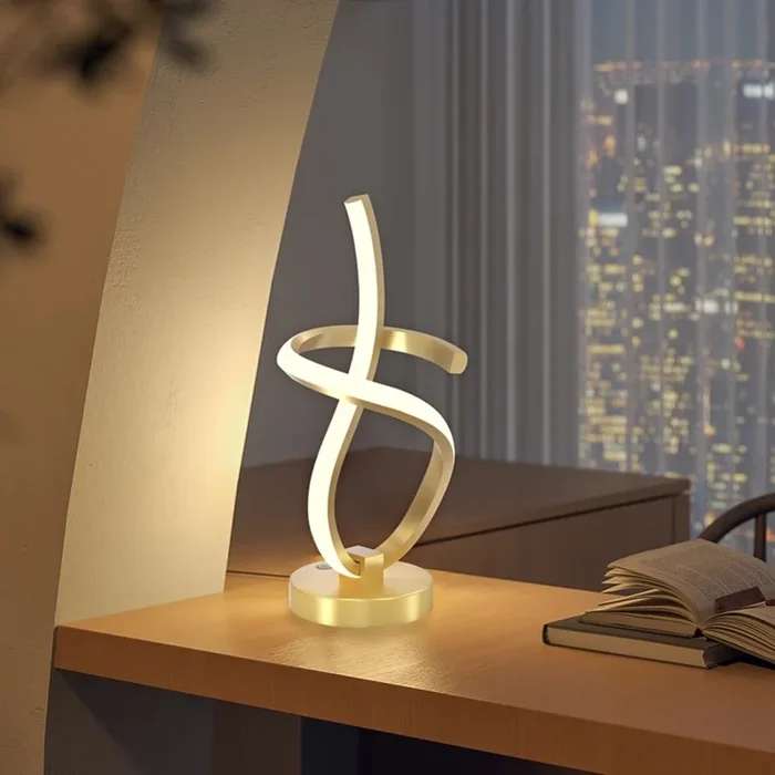 ONLI – Lámpara de mesa LED KIRA LED/10W/230V 4000K 28 cm dorado