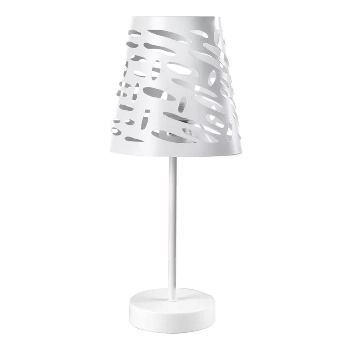 ONLI – Lámpara de mesa RICKY 1xE14/10W/230V 28 cm blanco
