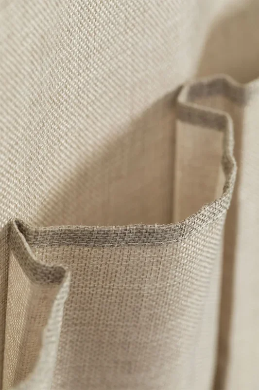 Organizador Colgante con Percha Metálica Klere ↑145 cm Beige – SKLUM