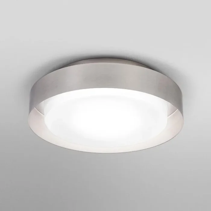 Osram – Lámpara de techo ORBIS MADRID 2xE27/10W/230V Ø 29 cm cromo mate