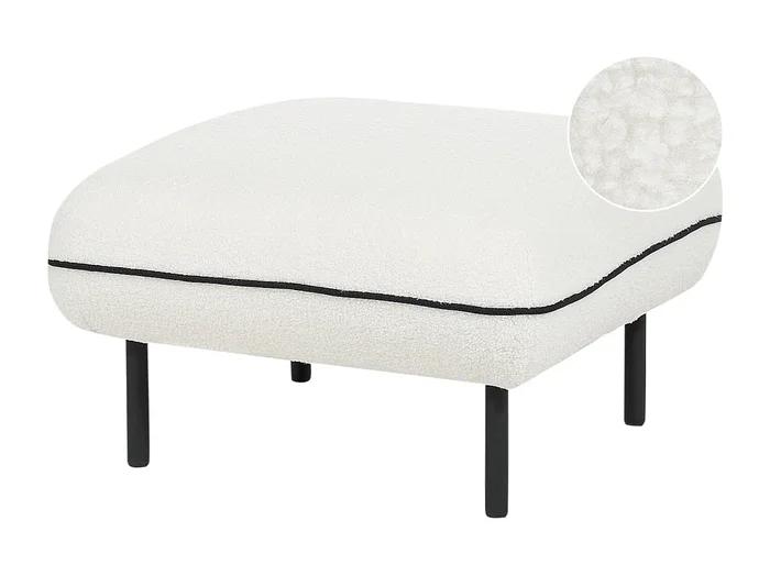 Otomana TONSBERG Bouclé Blanco