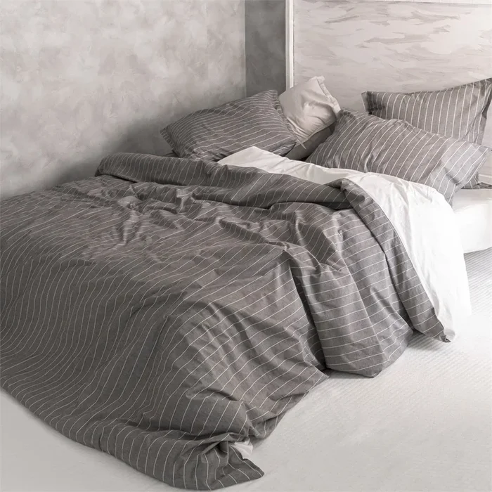 Oxford Funda nórdica 220×220 Gris