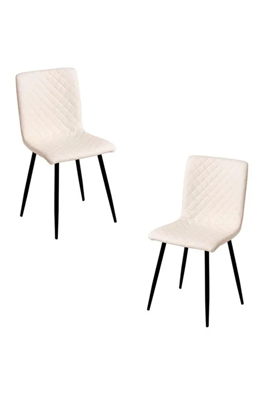Pack 2 Sillas Rom Polipiel – Blanco