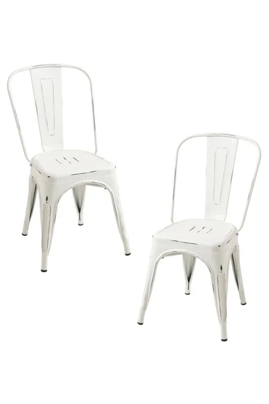 Pack 2 Sillas Torix Vintage – Blanco vintage
