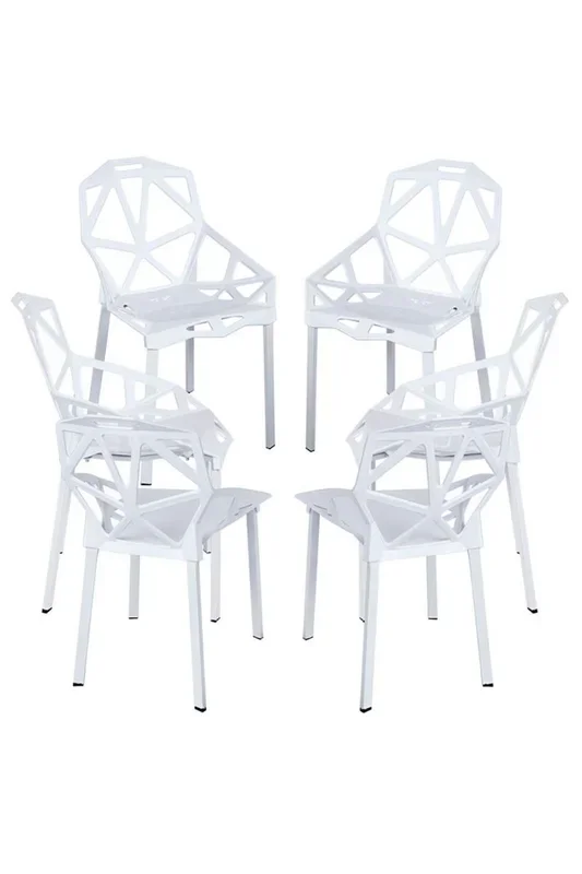 Pack 6 Sillas Omega – Blanco