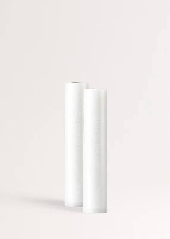Pack de 2 rollos de bolsas para envasar al vacío