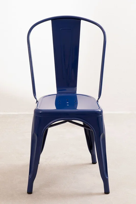 Pack de 2 sillas apilables LIX Azul Marino – SKLUM