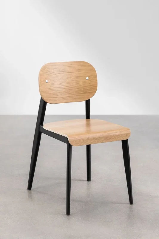 Pack de 2 Sillas de Comedor And Negro – SKLUM