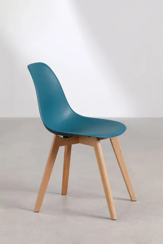 Pack de 2 Sillas de Comedor Scand Nordic Azul Turquesa Intenso – SKLUM
