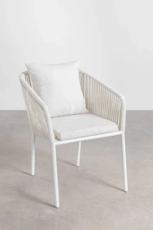 Pack de 2 sillas de jardín Arhiza Classic Blanco Gardenia – SKLUM
