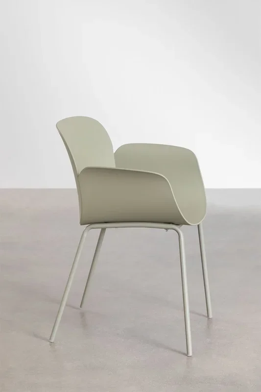 Pack de 4 Sillas de Comedor Lynette Verde Bambú – SKLUM