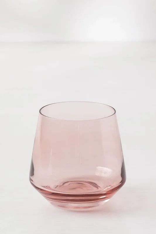 Pack de 4 Vasos de Vidrio 38 cl Laisa Rosa – SKLUM