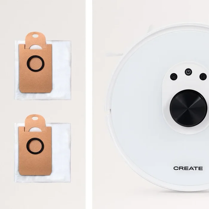 PACK NETBOT LS27 Robot aspirador Láser con base de autodescarga + Set 2 Sacos contenedores de polvo