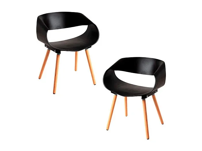 Packs Sillas Comedor – Pack 2 Sillas Cappio – Negro