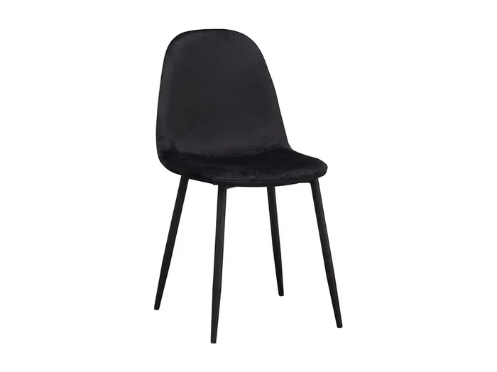 Packs Sillas Comedor – Pack 2 Sillas Teok Black Terciopelo – Negro