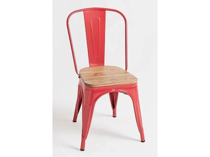 Packs Sillas Comedor – Pack 2 Sillas Torix Madera Natural – Rojo