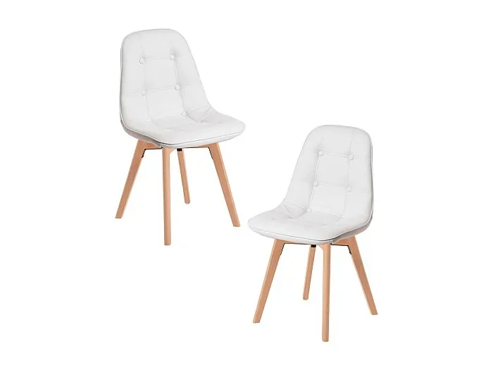 Packs Sillas Comedor – Pack 2 Sillas Vorak – Blanco