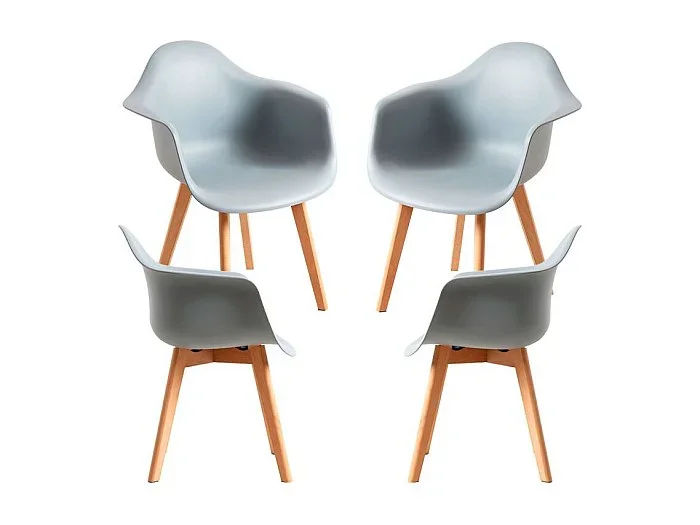 Packs Sillas Comedor – Pack 4 Sillas Belu – Gris claro