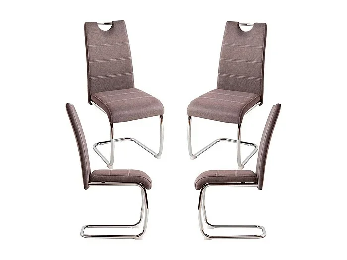 Packs Sillas Comedor – Pack 4 Sillas Hallen Tela – Gris