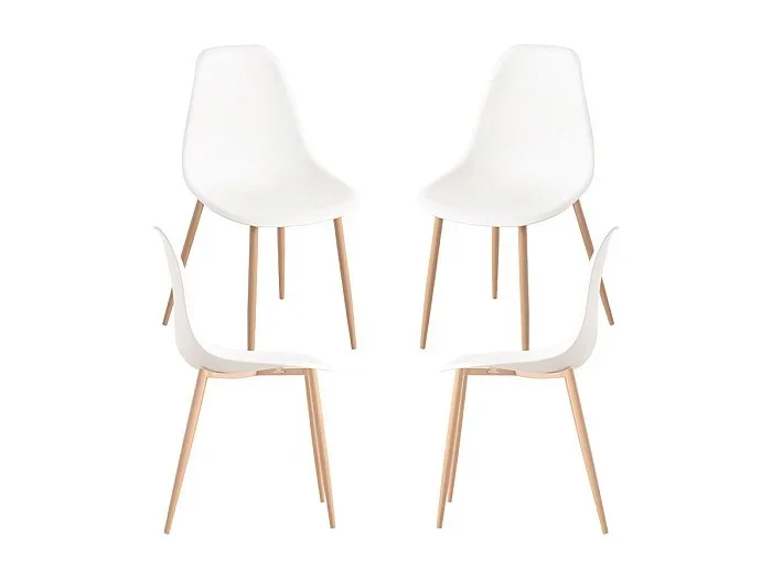 Packs Sillas Comedor – Pack 4 Sillas Mykle – Blanco