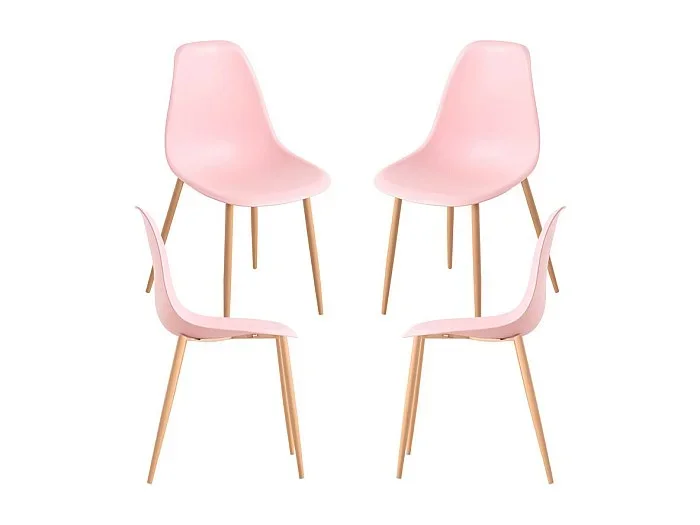 Packs Sillas Comedor – Pack 4 Sillas Mykle – Rosa