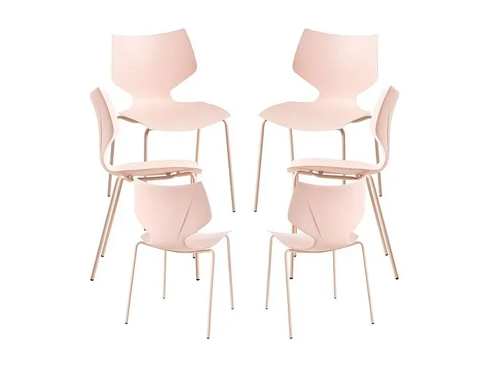Packs Sillas Comedor – Pack 6 Sillas Plecy – Rosa
