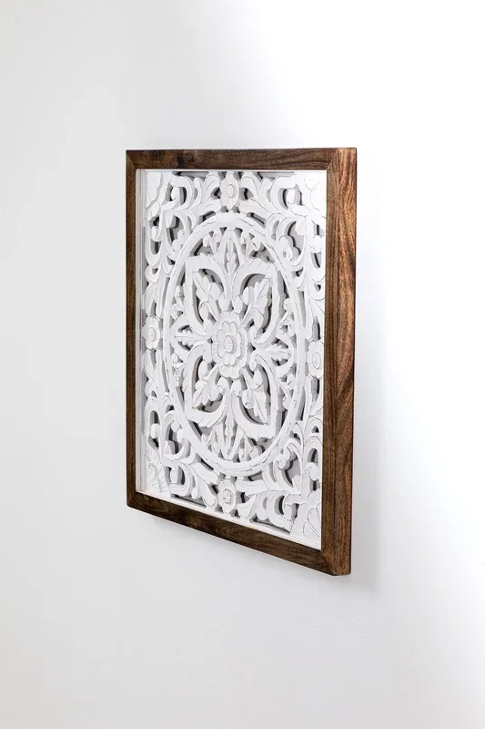 Panel decorativo en madera (64×66 cm) Narmadas – SKLUM