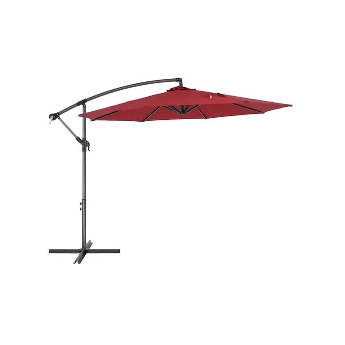 Parasol de Jardín con Base Rojo-SONGMICS